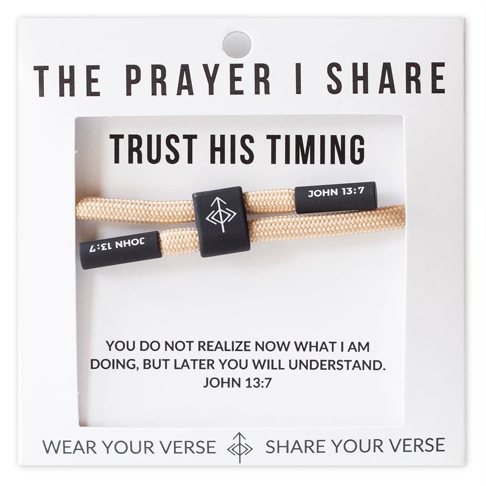 TRUST HIS TIMING Bracelet