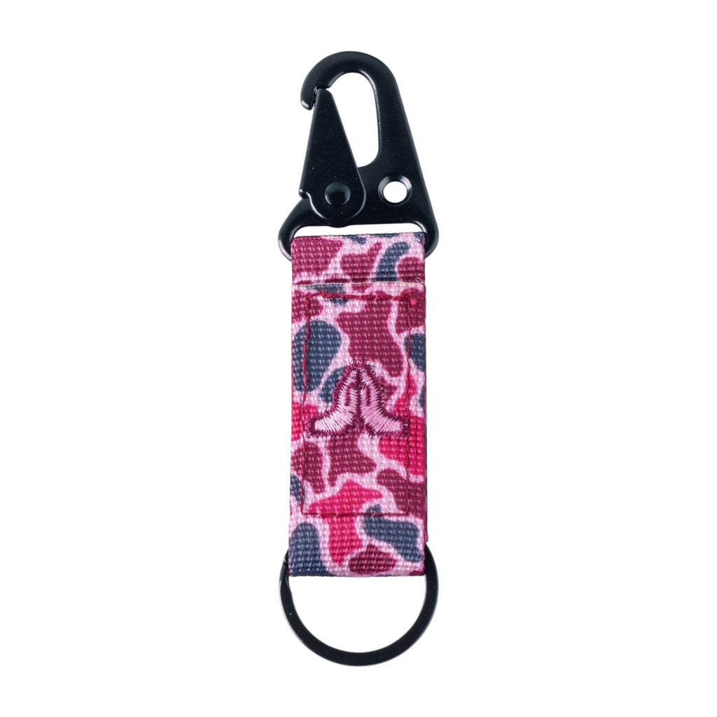 Tap To Pray® Tactical Carabiner Keychain: Pink Camo