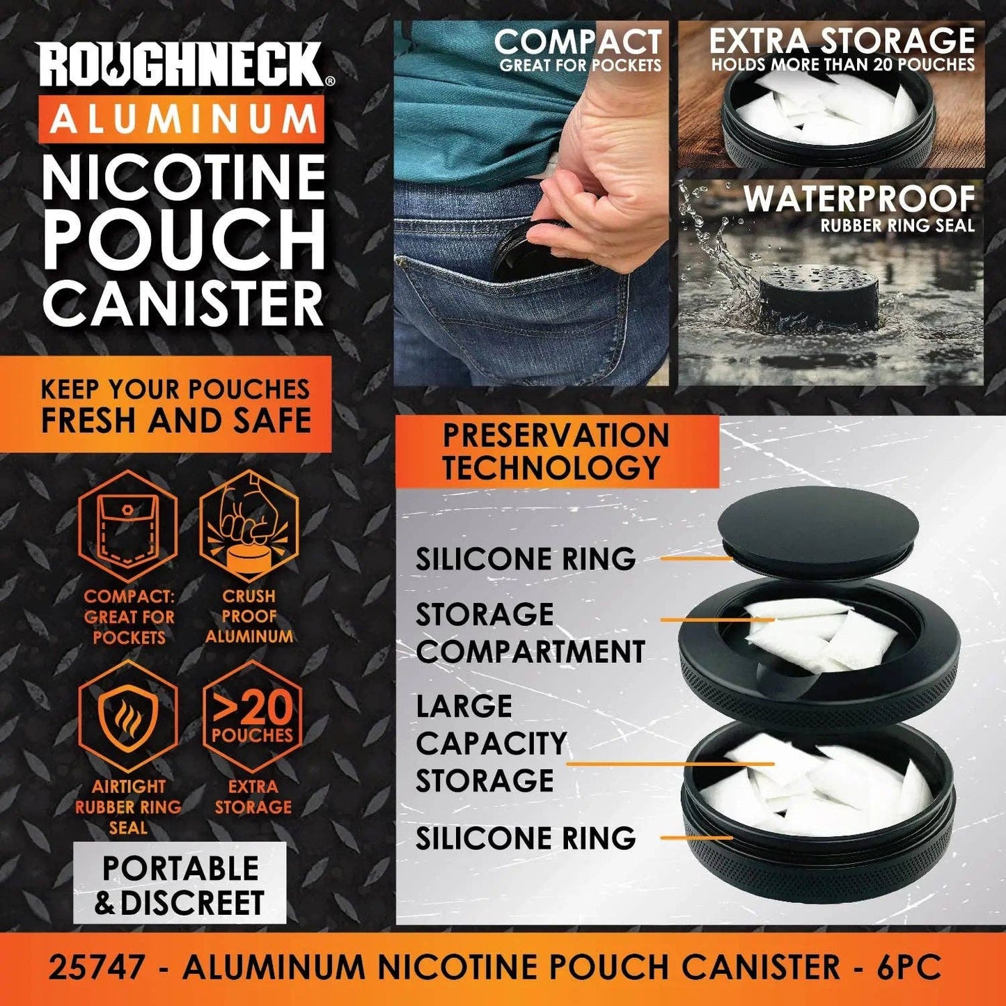 Roughneck Aluminum Canister