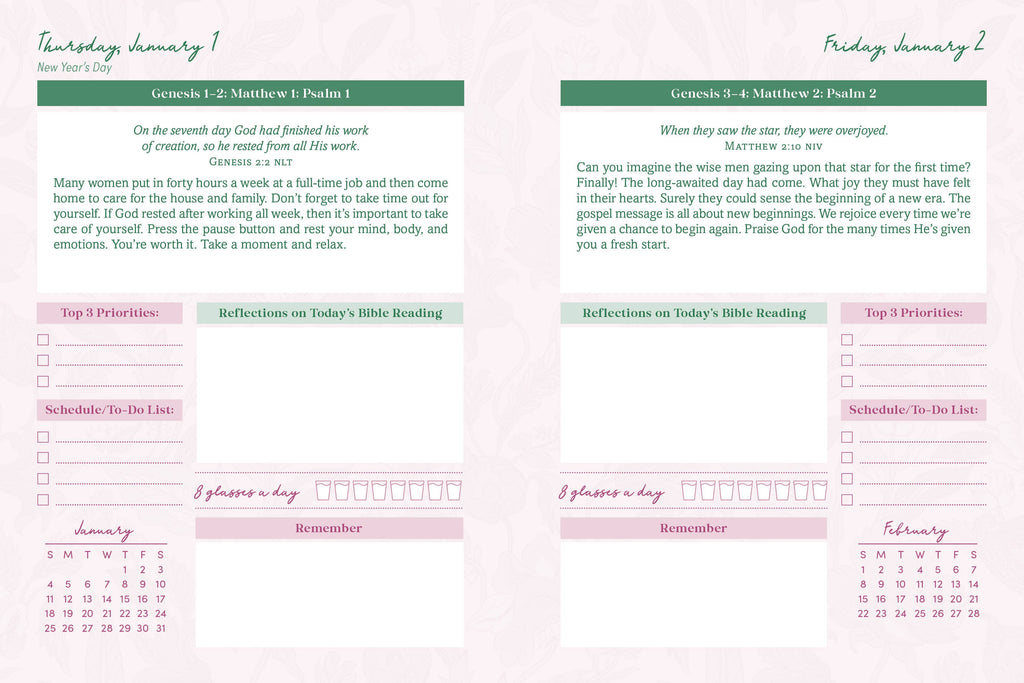 Read Through the Bible in a Year Planner: 2026 Edition