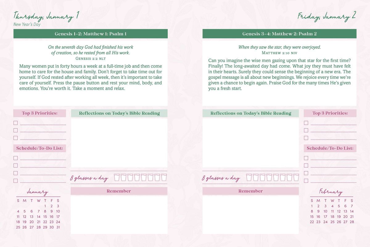 Read Through the Bible in a Year Planner: 2026 Edition