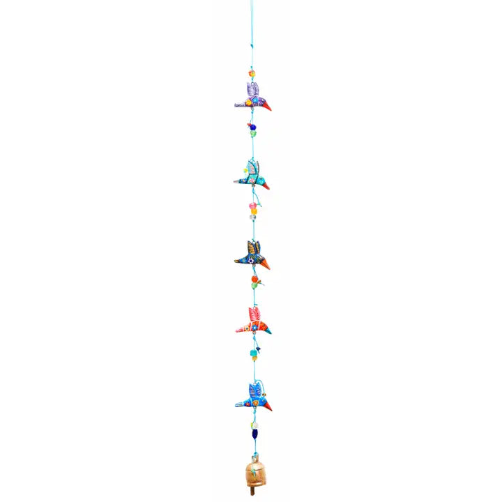 Fiesta Hummingbirds Windchime