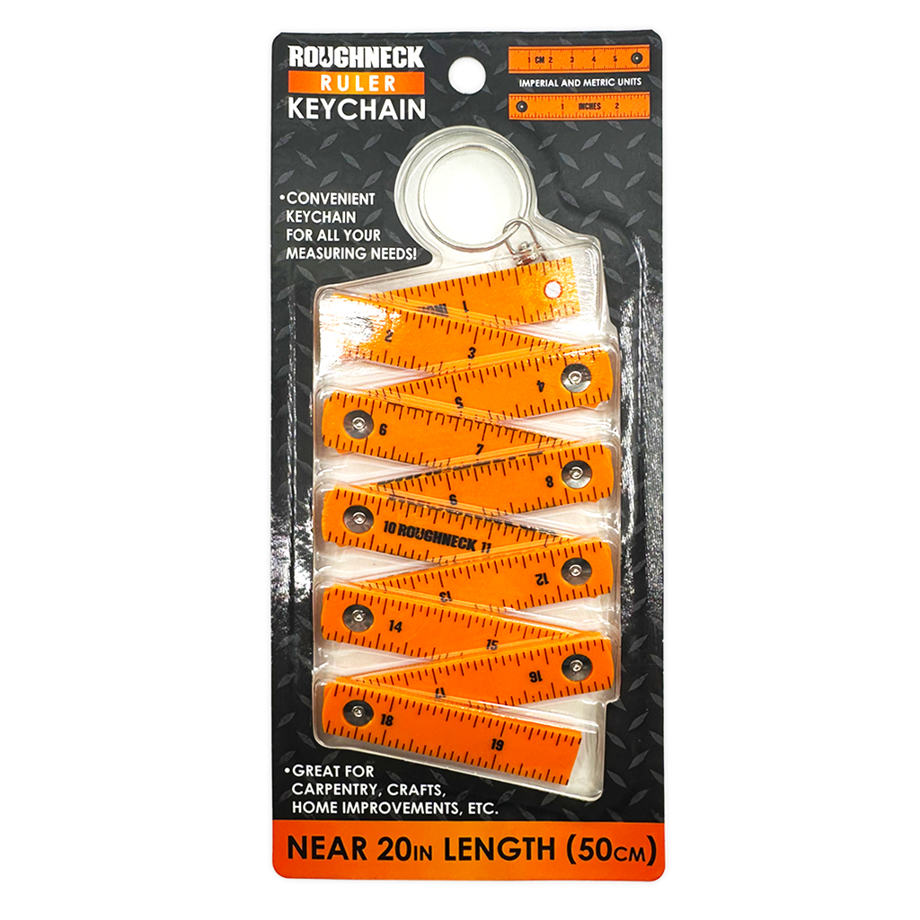 Roughneck Ruler Keychain