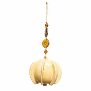 Ceramic Pumpkin Bell Windchime