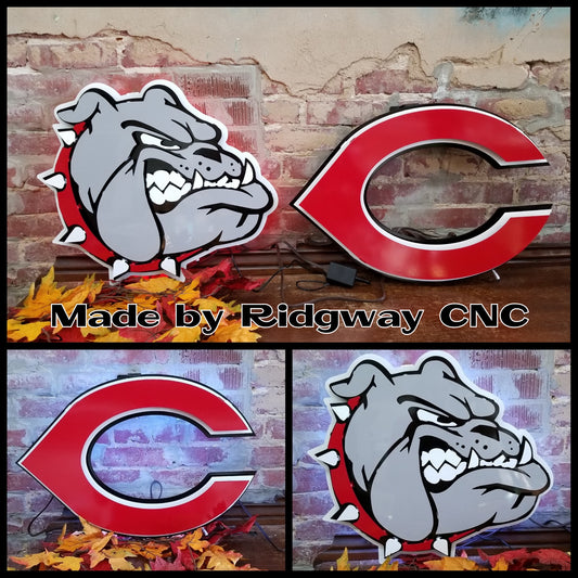 Carthage Light Up Signs (DEPOSIT OF HALF)