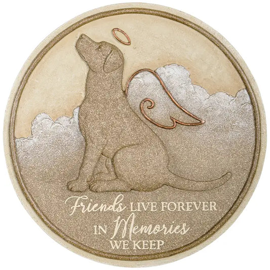 Dogs live Forever Memorial Stepping Stone