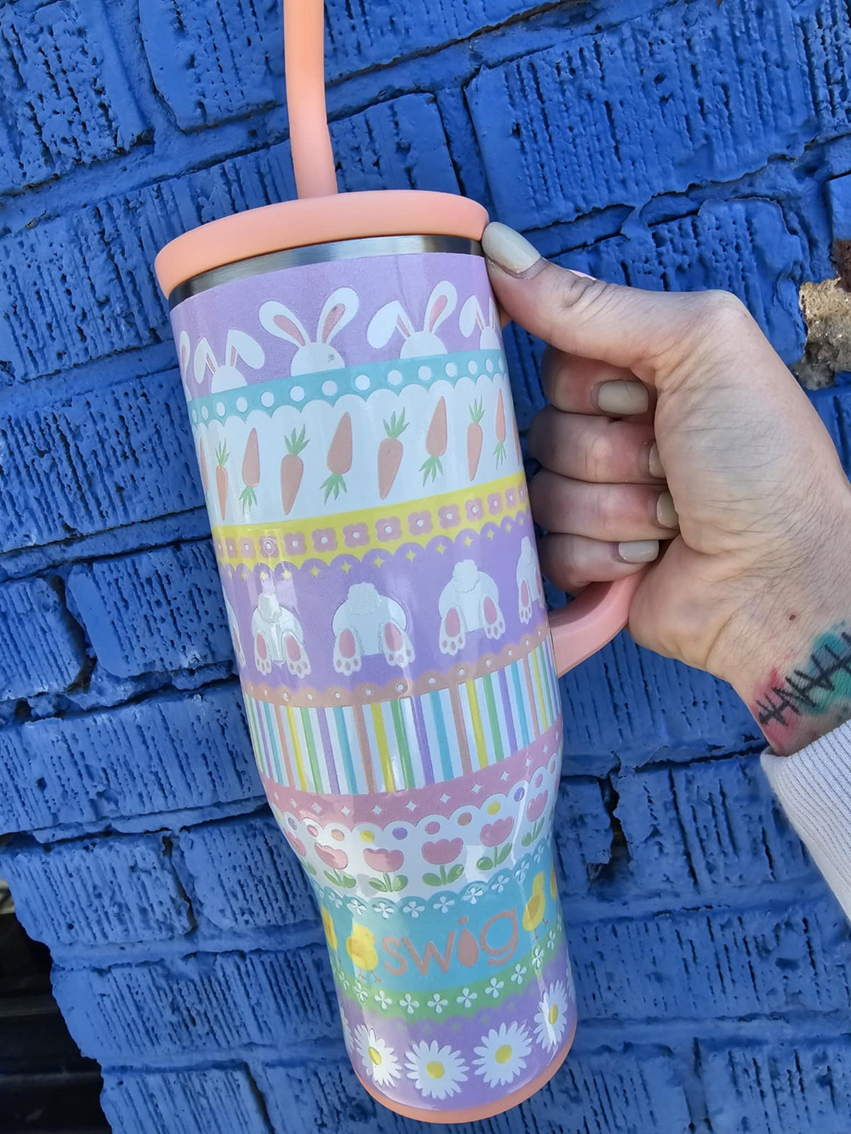 Swig 30oz Mega Mug Bunny Trail 🐇