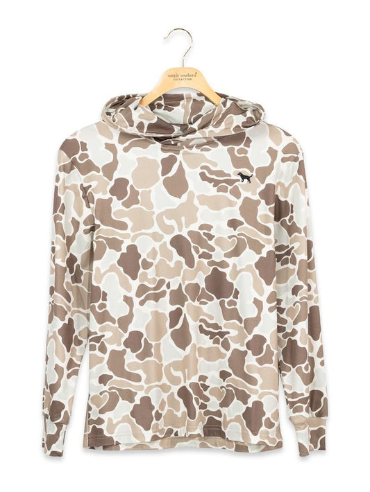 Boys Simply Southern Hoodie- Light Camo