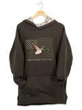 Mens Simply Southern Hoodie-Brown