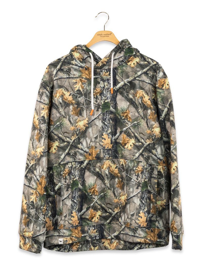 Mens Simply Southern Hoodie- Camo