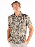 Mens Simply Southern Polo- Medium Camo