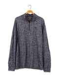 Mens Simply Southern Quarterzip- Gray Camo
