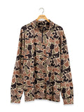 Mens Simply Southern Quarterzip- Dark Camo
