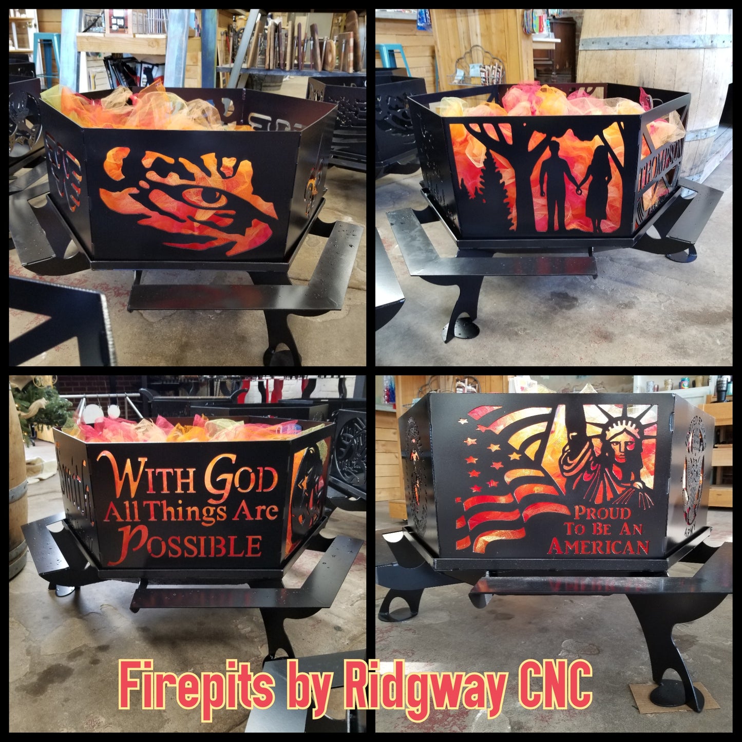 Customized Fire Pit--Deposit of 1/2