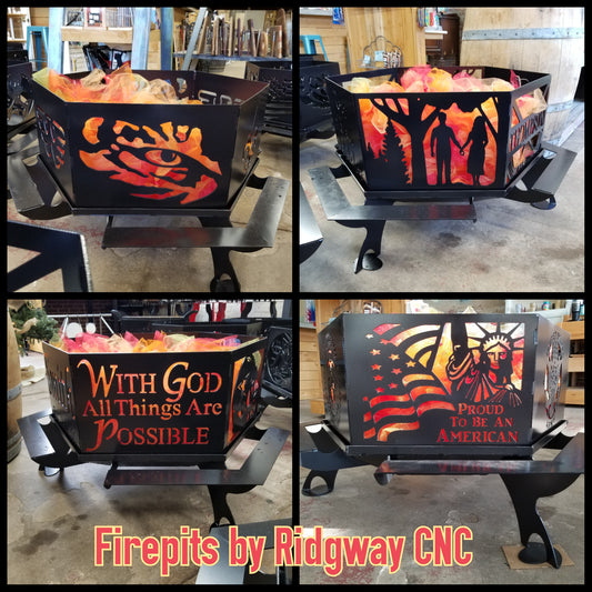 Customized Fire Pit--Deposit of 1/2