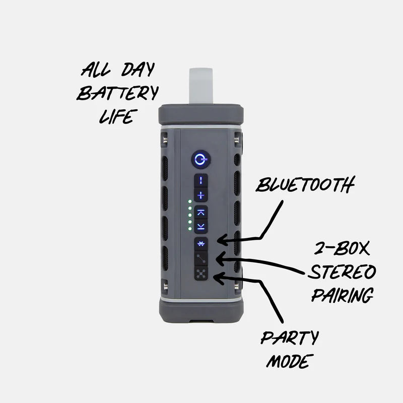 Turtlebox Ranger Speaker- Gray