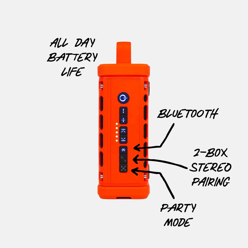 Turtlebox Ranger Speaker- Orange