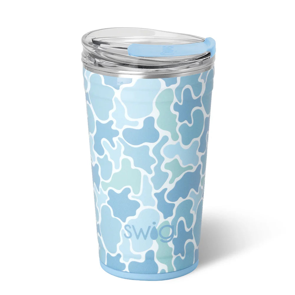 Swig 24oz Party Cup Saltwater Camo