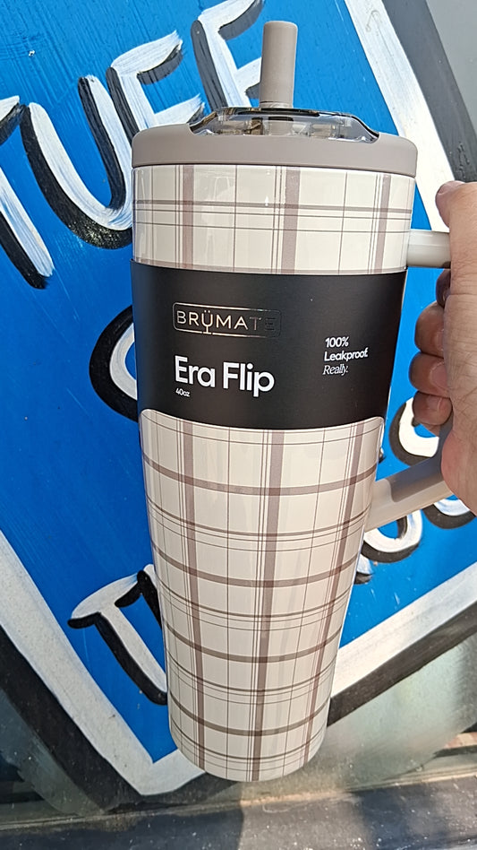 Brumate 40oz ERA FLIP Oxford Plaid