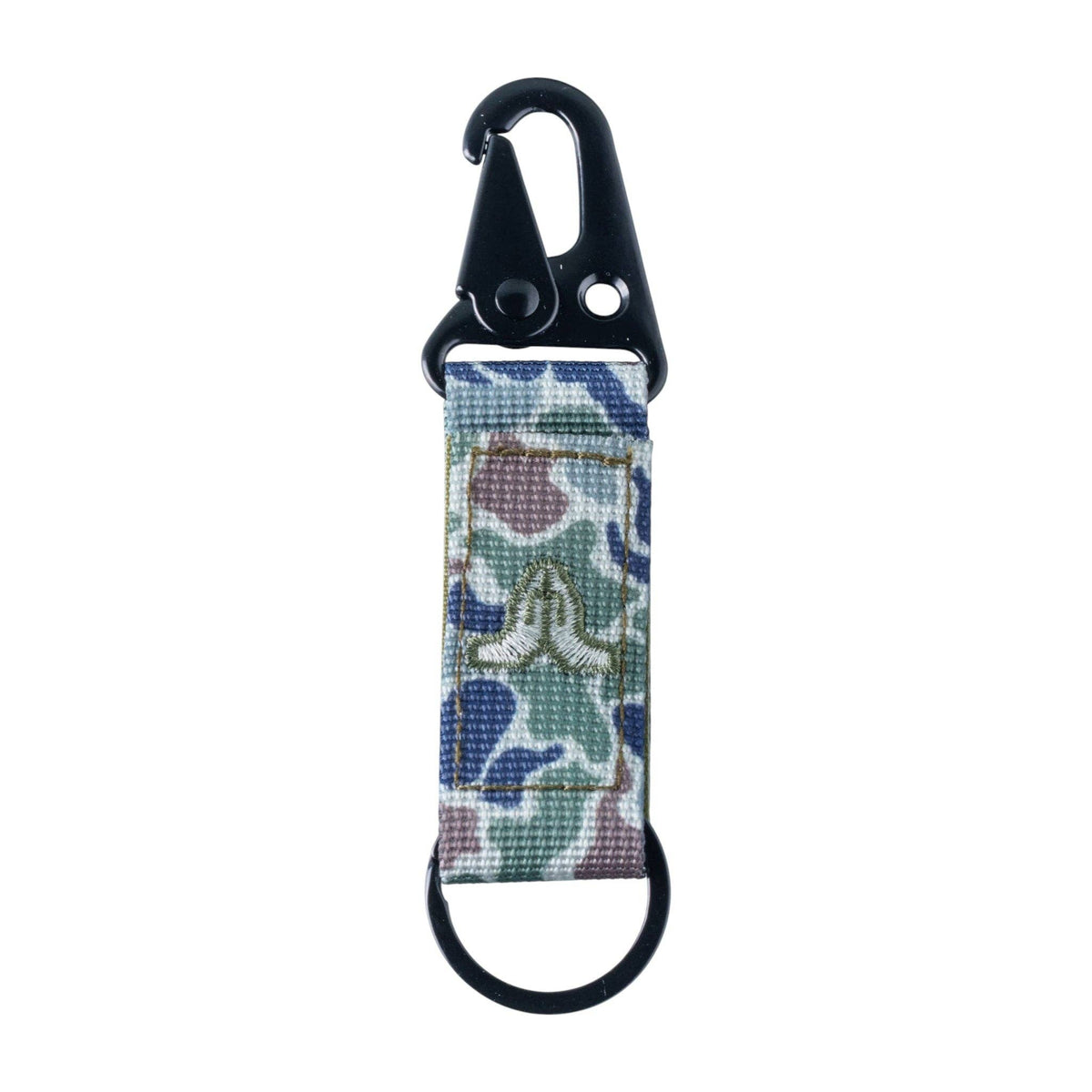 Tap To Pray® Tactical Carabiner Keychain: Moss Camo