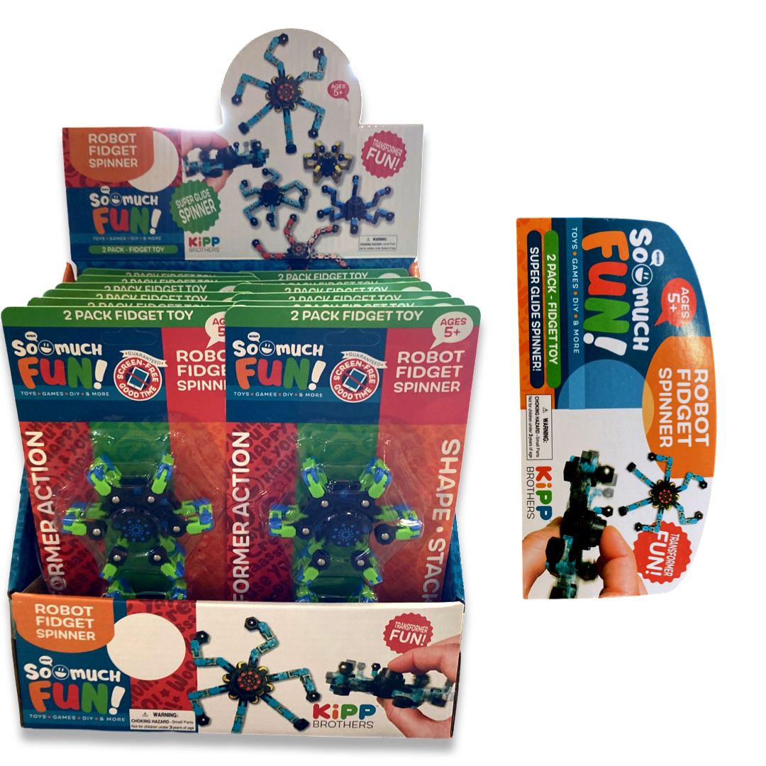 So Much Fun! Robot Fidget Spinner