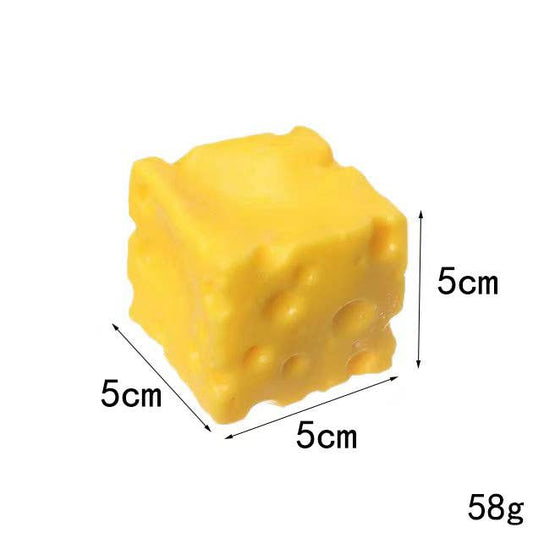 Squeezy CHEESE Shape Fidget Toy