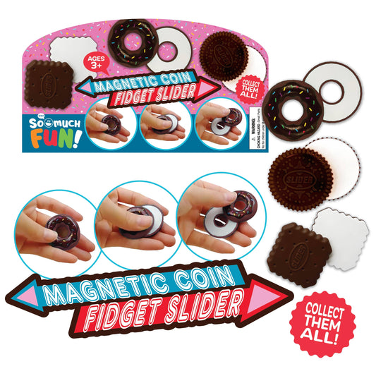 So Much Fun! Magnetic Coin Fidget Slider