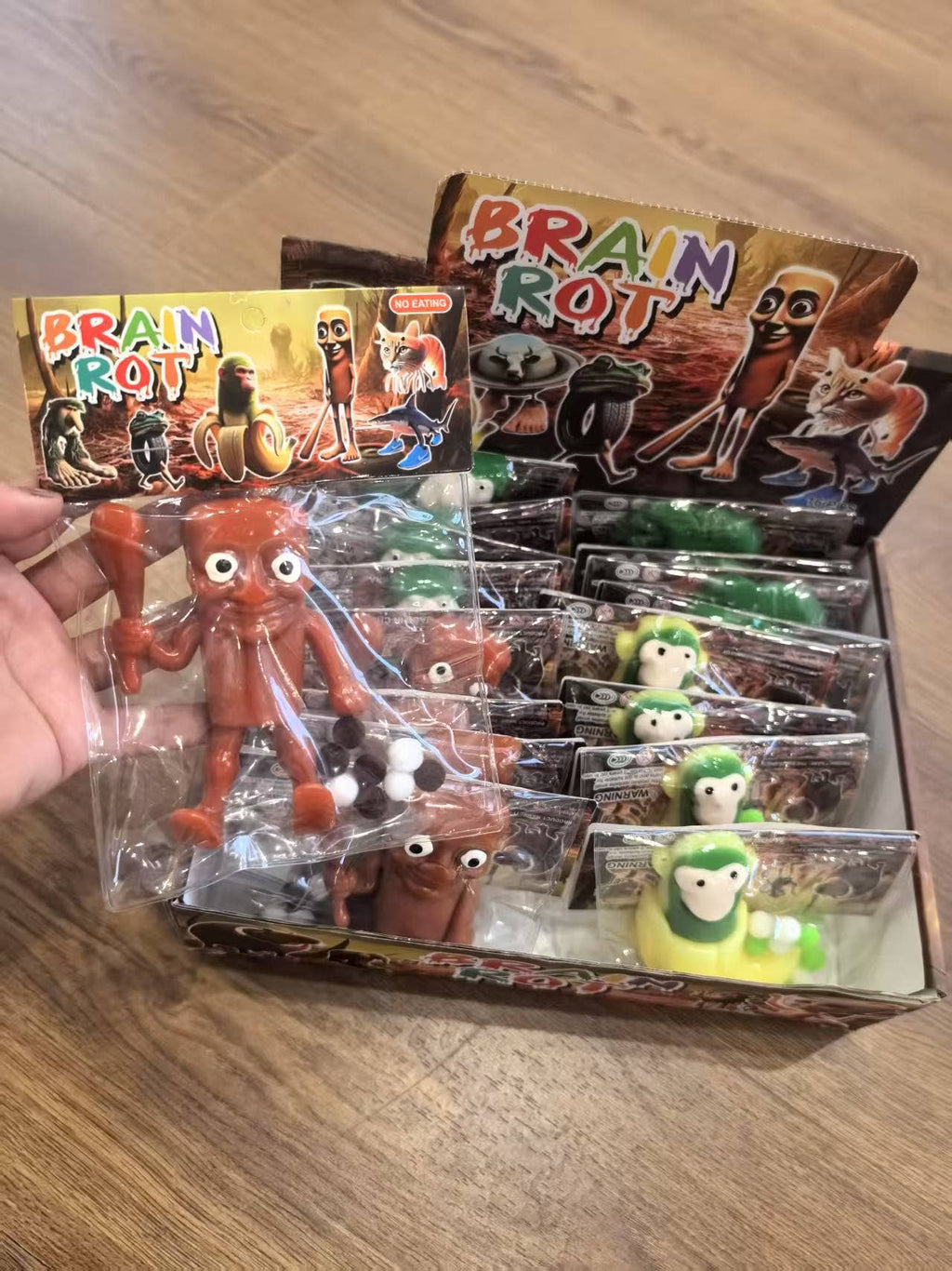 Italian Brainrot Tung Squishy Squeeze Toy