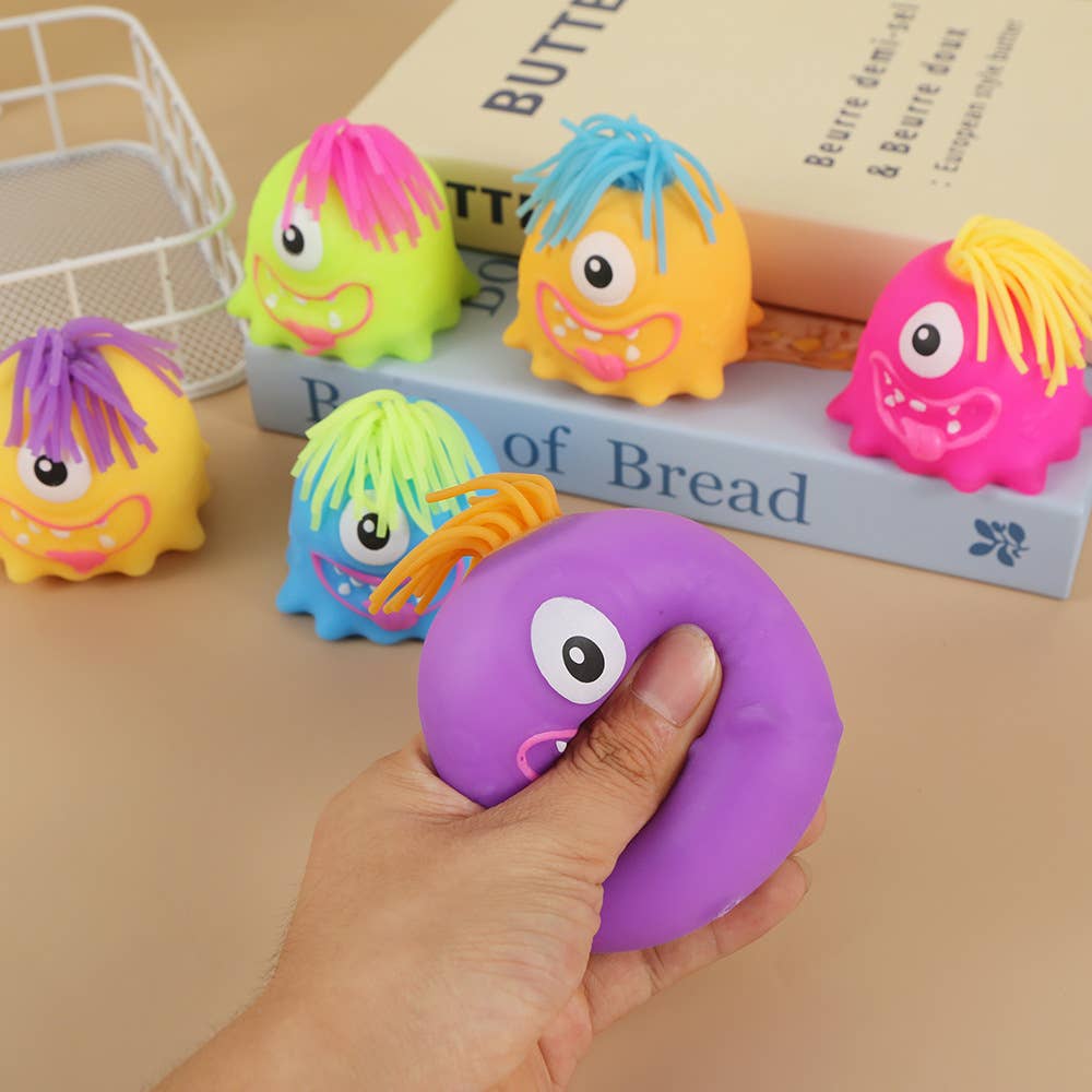 Glitter Cute Monster Squishy Squeeze Toy Fidget Toy