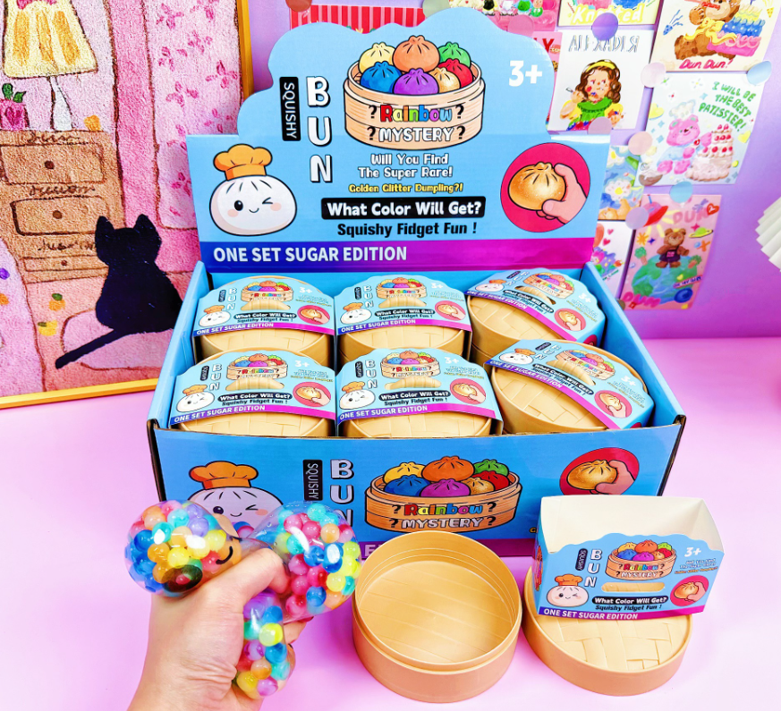 DUMPLINGS with mini ball Squishy Squeeze Toy Fidget Toy