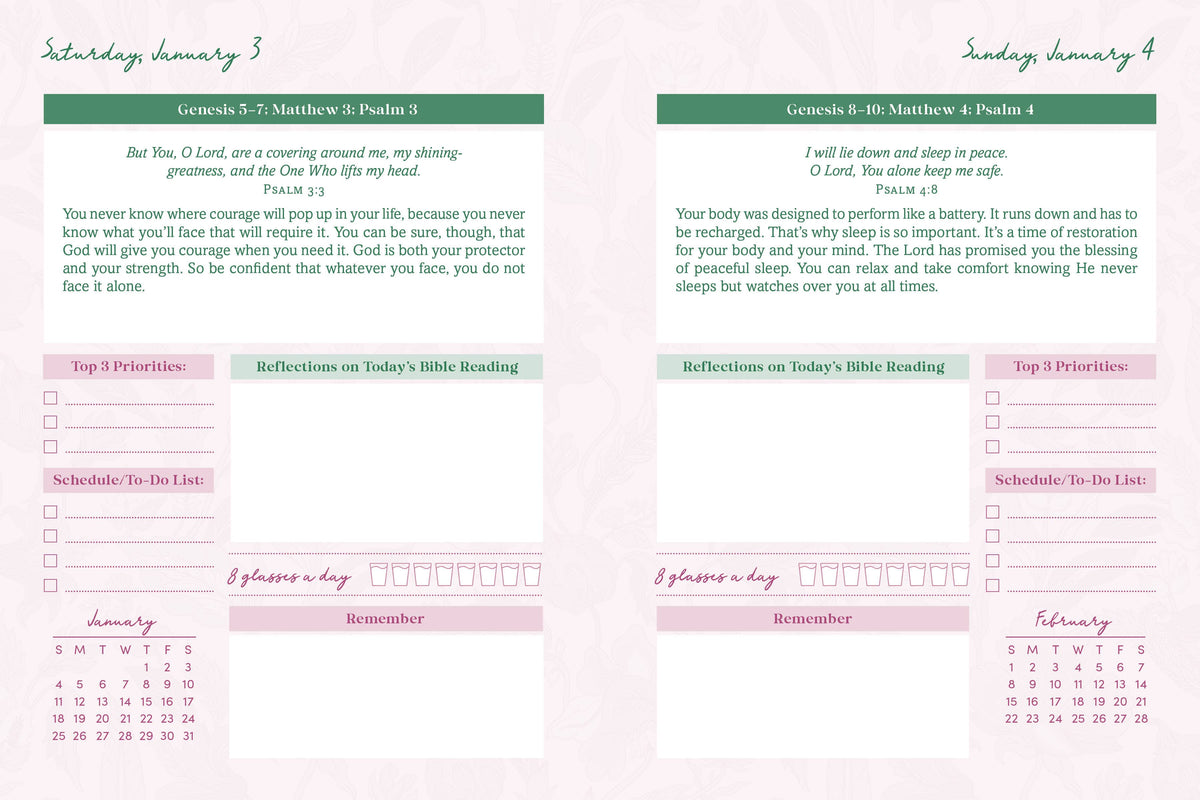 Read Through the Bible in a Year Planner: 2026 Edition