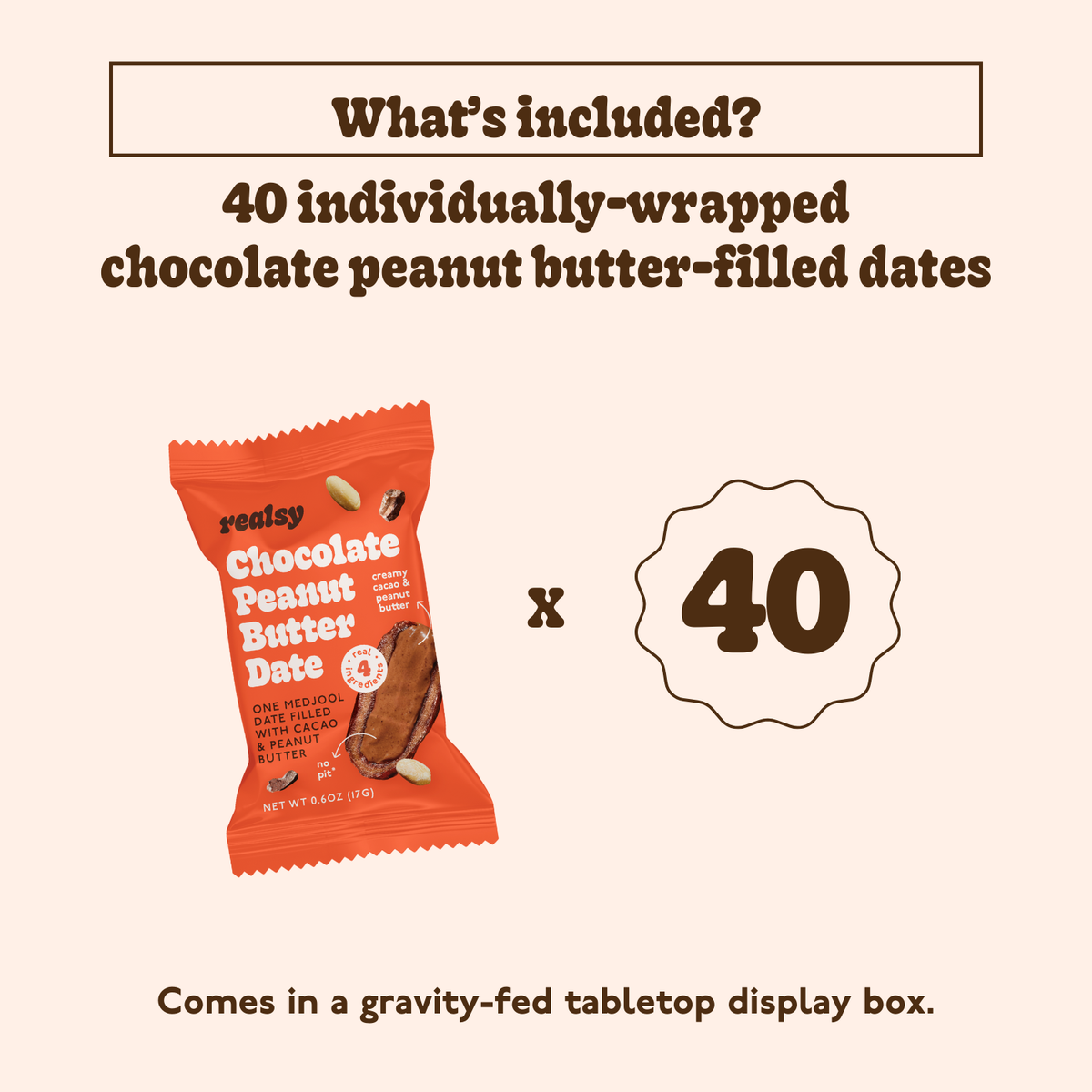 Chocolate Peanut Butter Dates