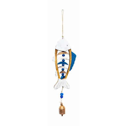Fish in Blue Windchime