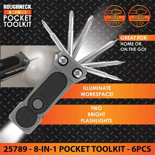 Roughneck 8 in 1 Pocket Toolkit