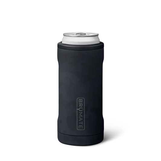 Brumate 12oz Slim Can Cooler- Black Camo