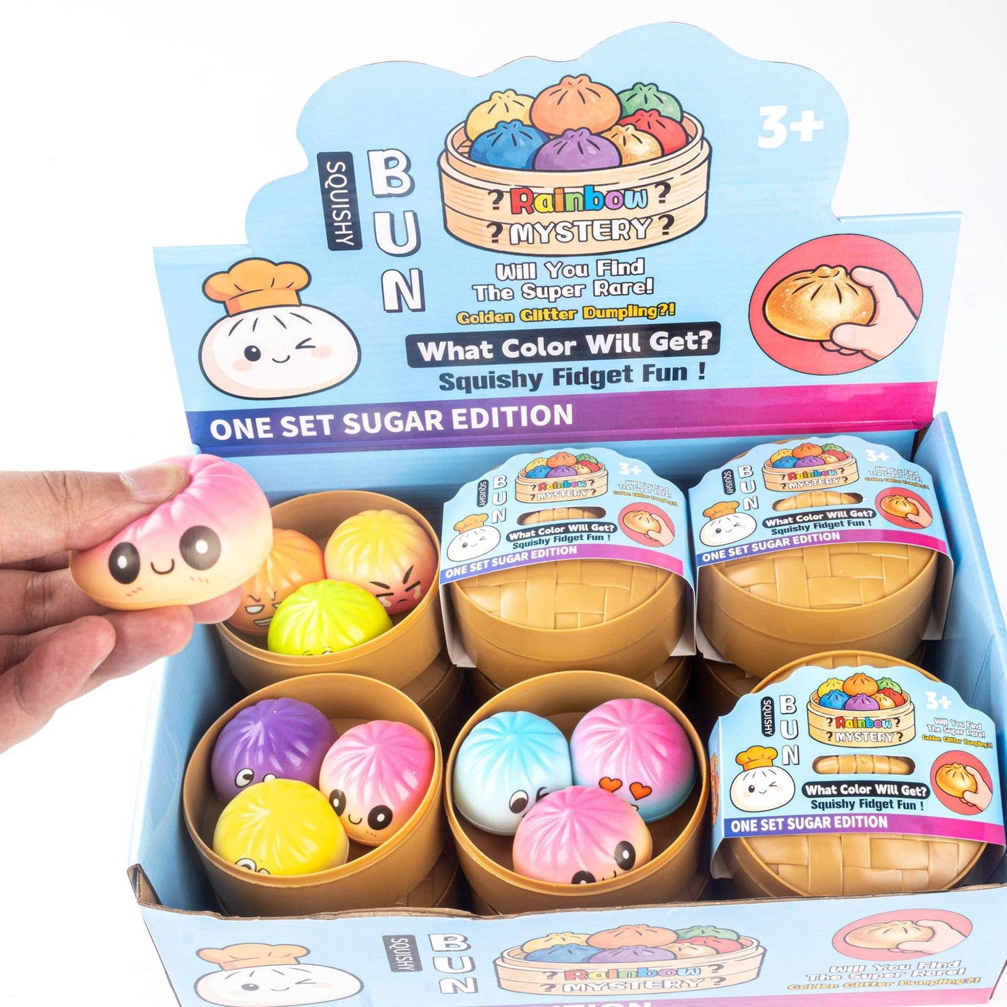 Cute Mini DUMPLINGS Squishy Stress Relief Toy