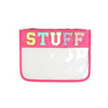 Varsity Letter Zippered Pouch Bag - STUFF