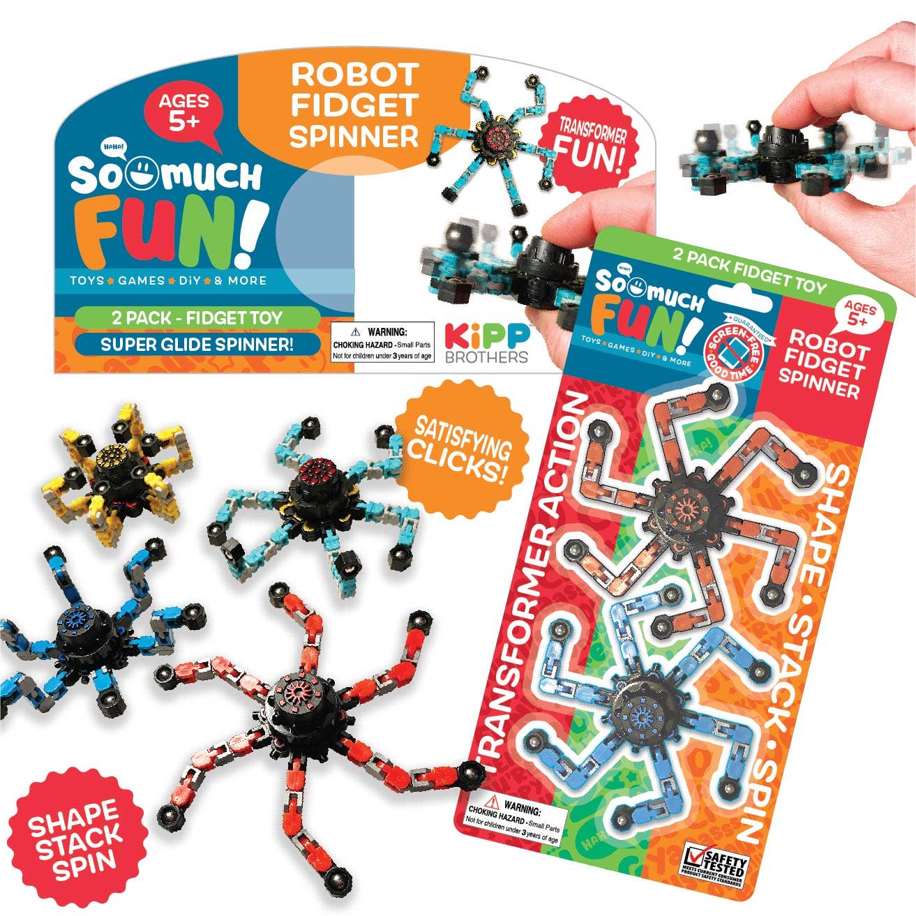 So Much Fun! Robot Fidget Spinner