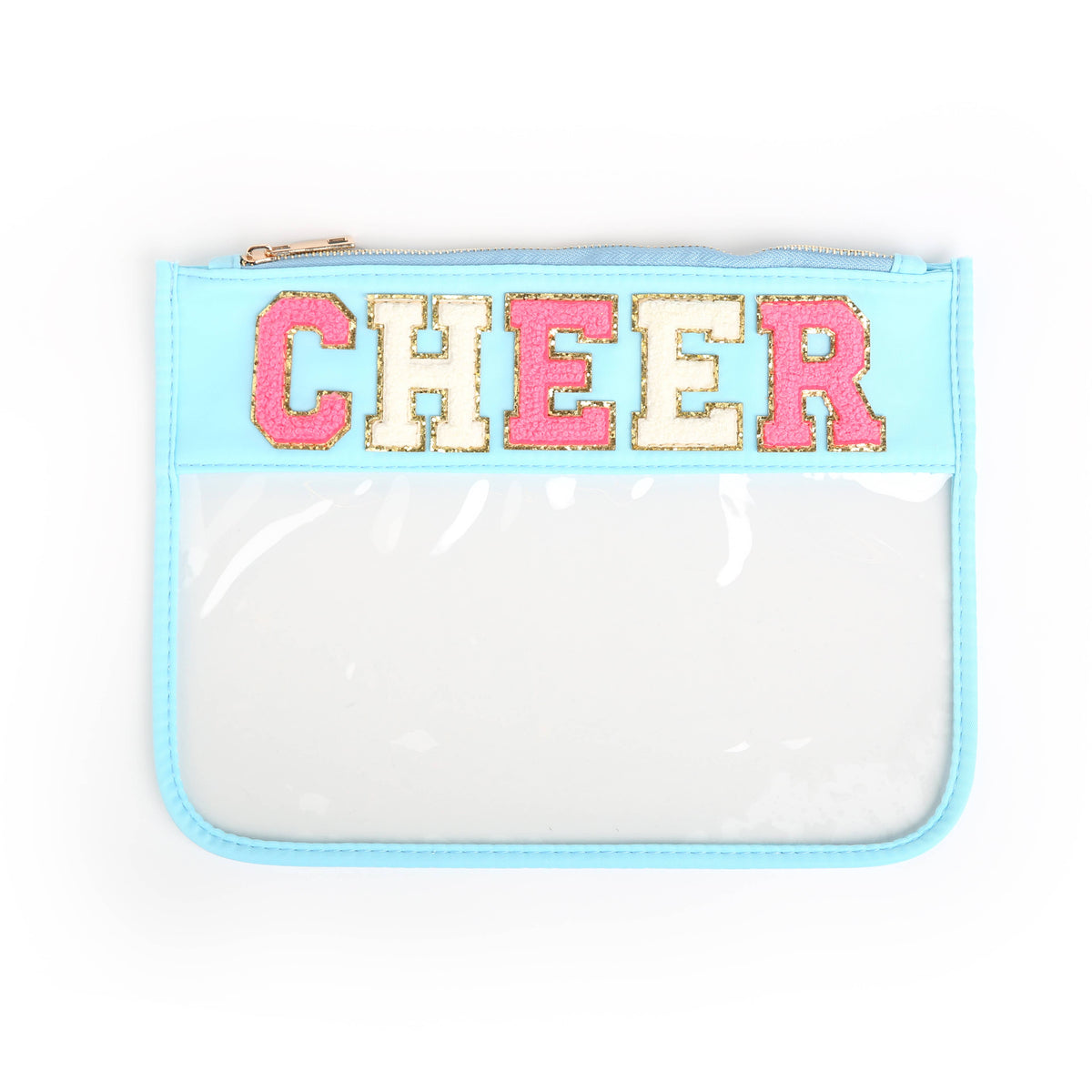 Varsity Letter Zippered Pouch Bag - CHEER