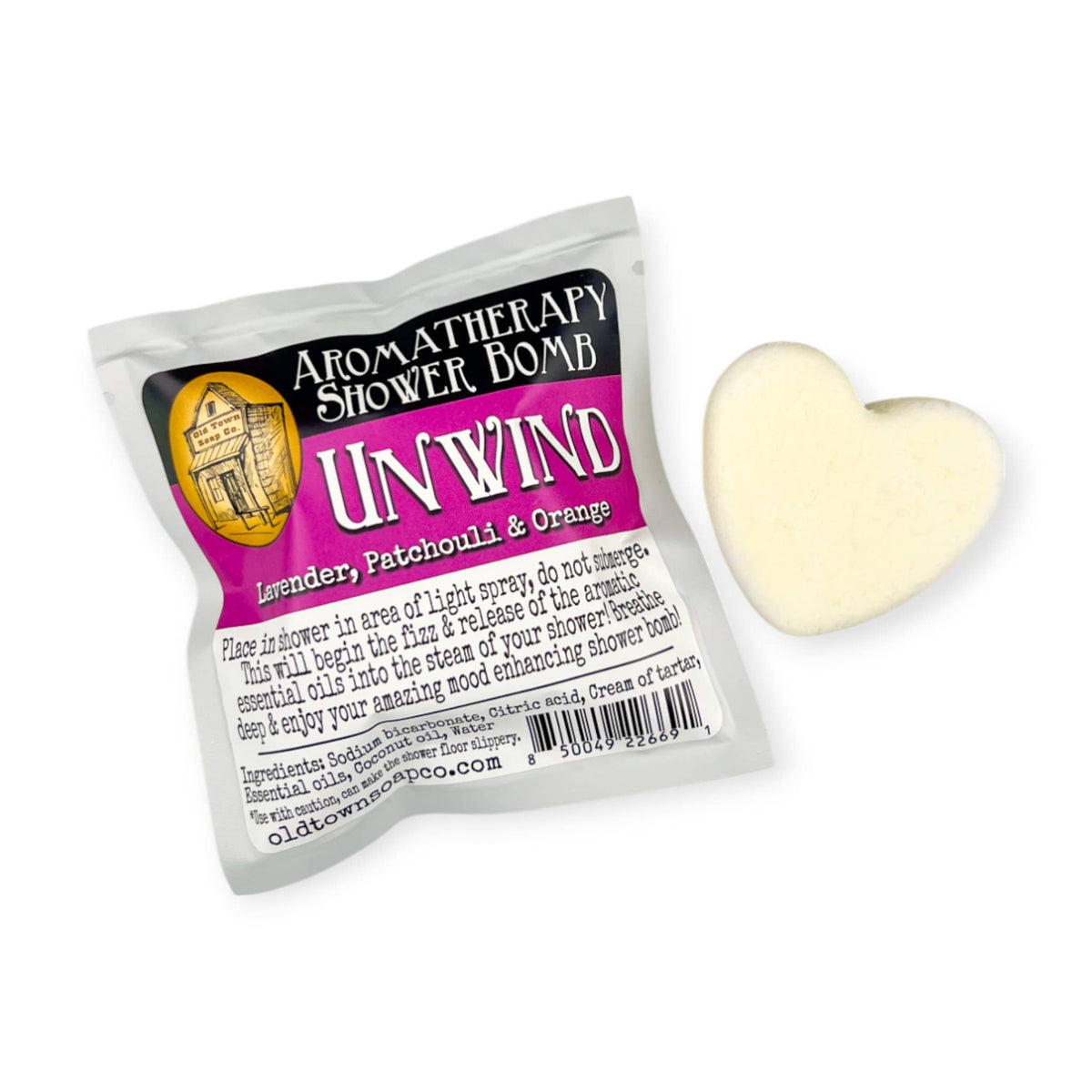 Shower Bombs/Steamer Singles- UNWIND