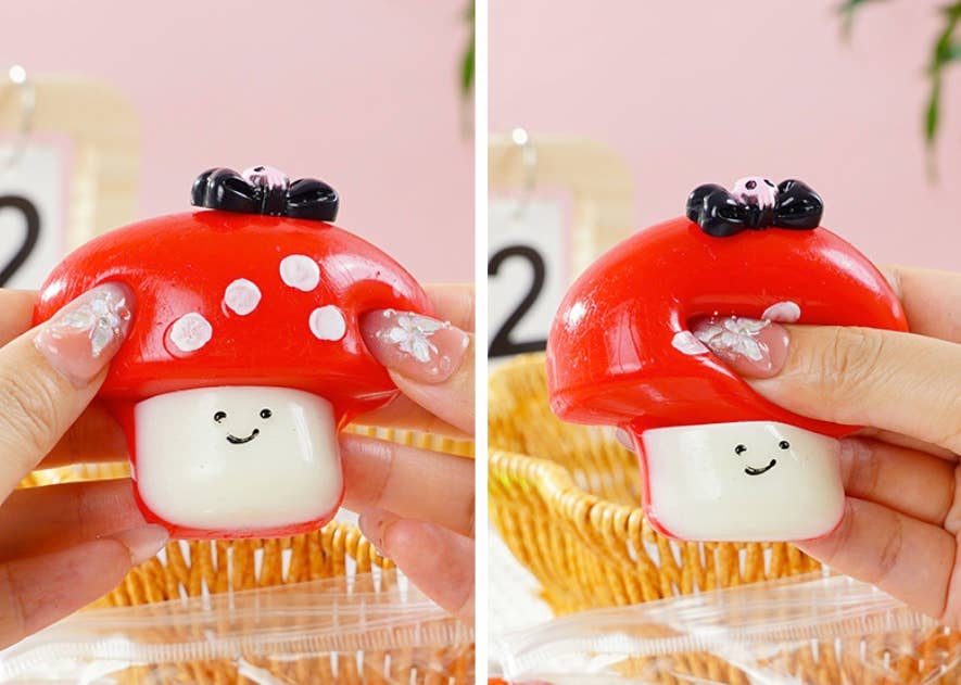 Cute mushroom Squishy Squeeze Toy Fidget