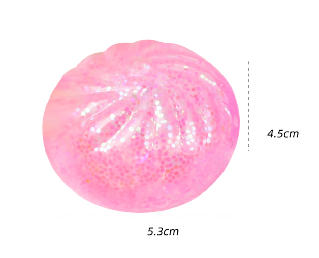 Mini glitter MYSTERY DUMPLINGS Squishy Stress Relief Toy