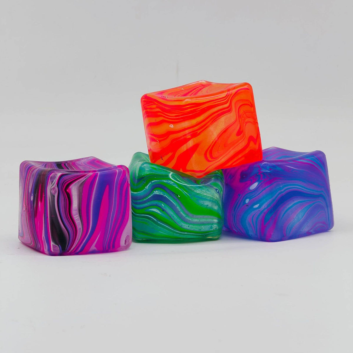 Nice Cube Squishy Squeeze Toy Fidget Toy: Purple / 5cm