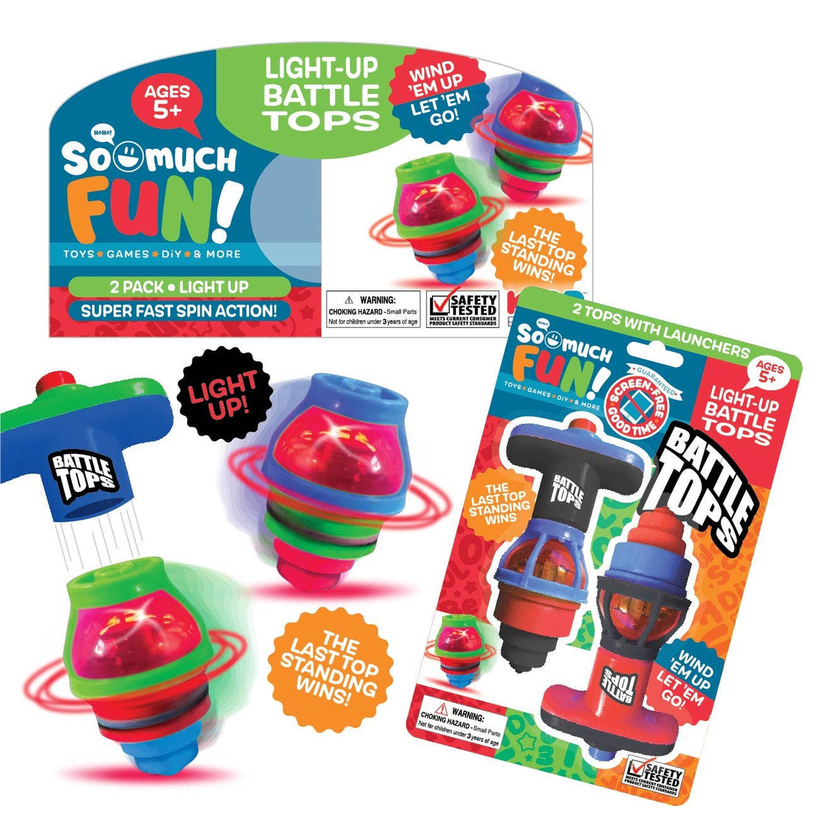 So Much Fun! Light Up Battle Tops