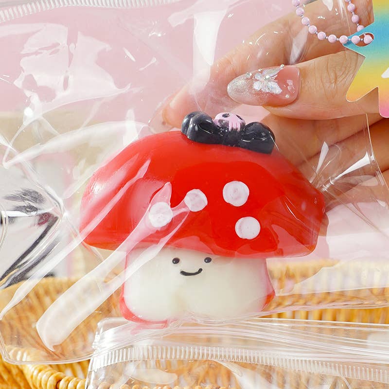Cute mushroom Squishy Squeeze Toy Fidget