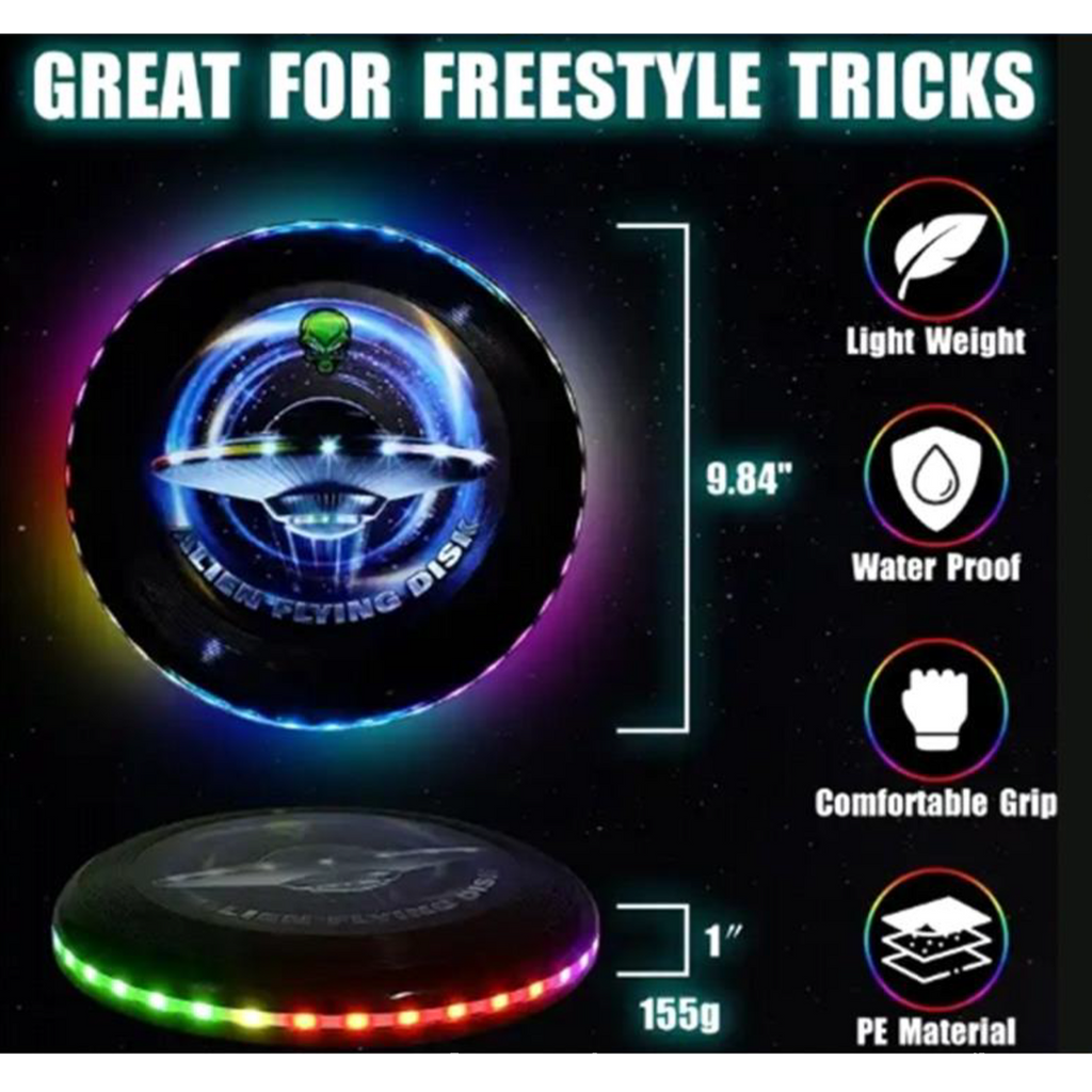 Glow in the Dark Light-up Flying Disc