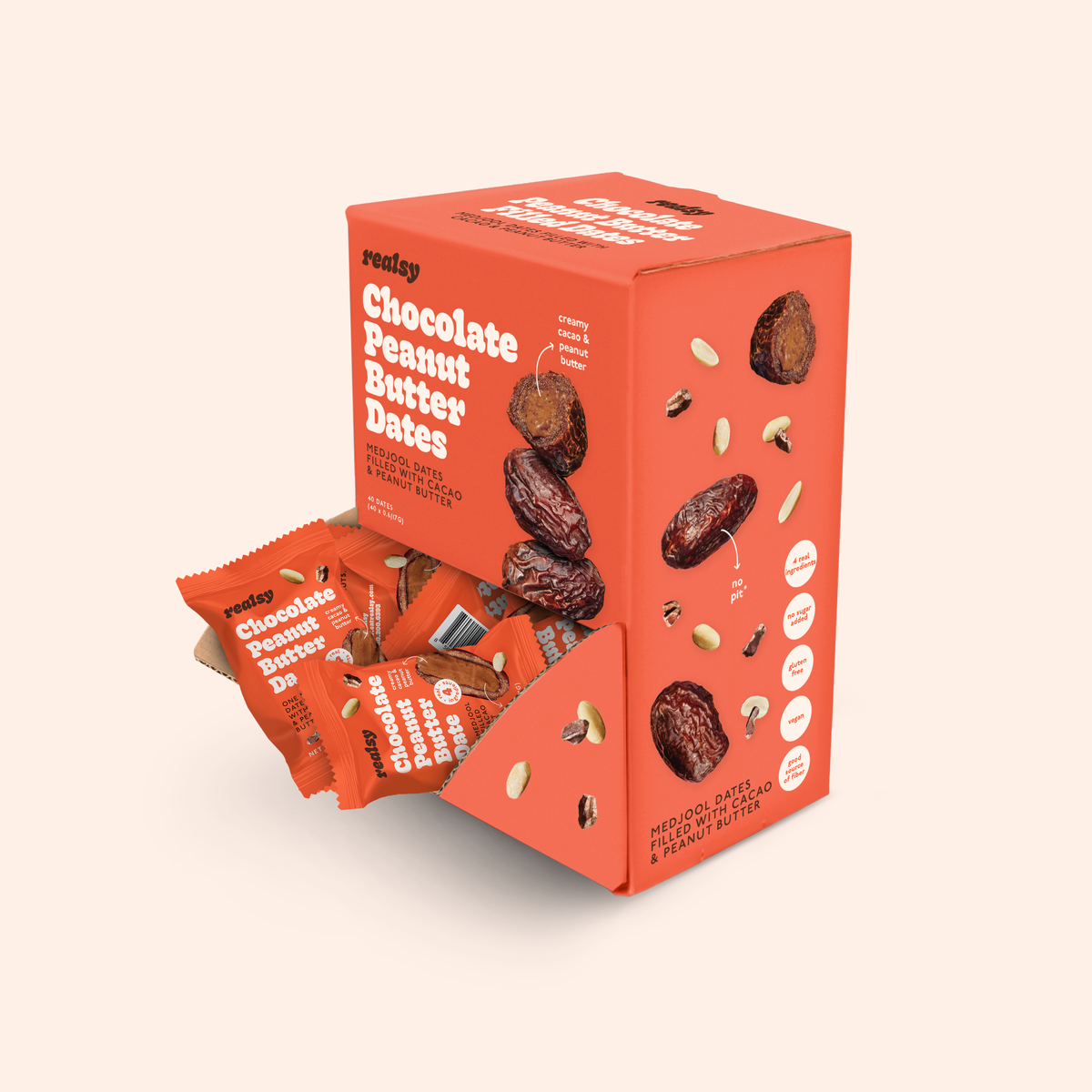 Chocolate Peanut Butter Dates
