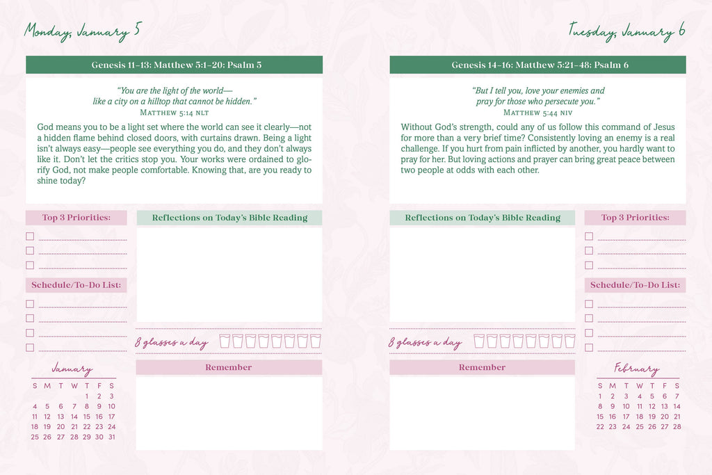 Read Through the Bible in a Year Planner: 2026 Edition