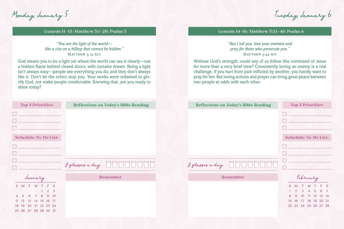 Read Through the Bible in a Year Planner: 2026 Edition