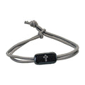 Tap To Pray® Survivor Series Tactical Bracelet: Slate + Cross